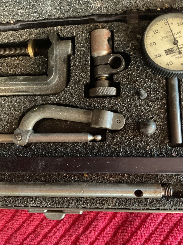 Sears Craftsman Dial Indicator Set # 38679 W/Hard Case