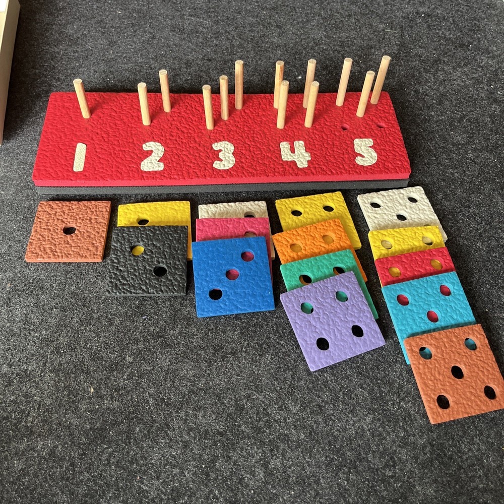 Vintage Lauri Fit A Group 2403 Learning Tool MISSING 2 DOWELS