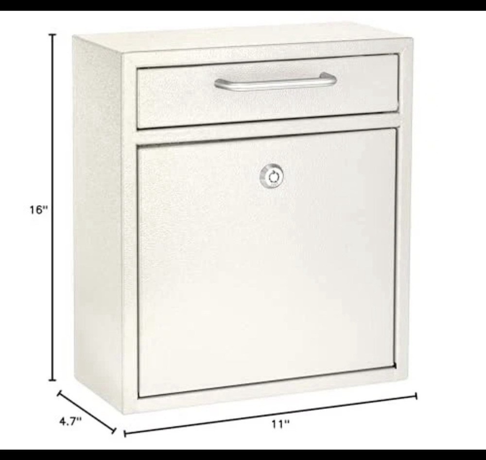 Ultimate Drop Box Wall-Mounted Mailbox Hanging Secured Postbox Durable Spacious