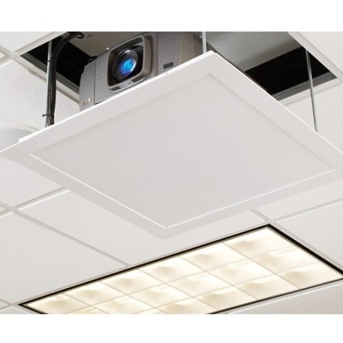 Draper 300201 Projector Lift Ceiling Closure Panel & Trim - White, 2x2