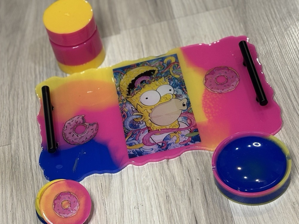 Homer Rolling tray set Custom