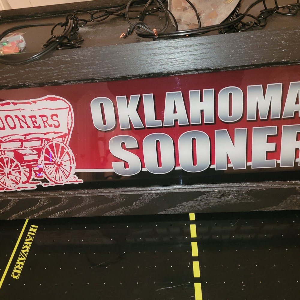Oklahoma Sooners Pool Table Light
