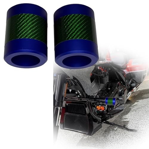 Blue Motorcycle Crash Bar Guard - CNC Slider Engine Guard - Collision Protector