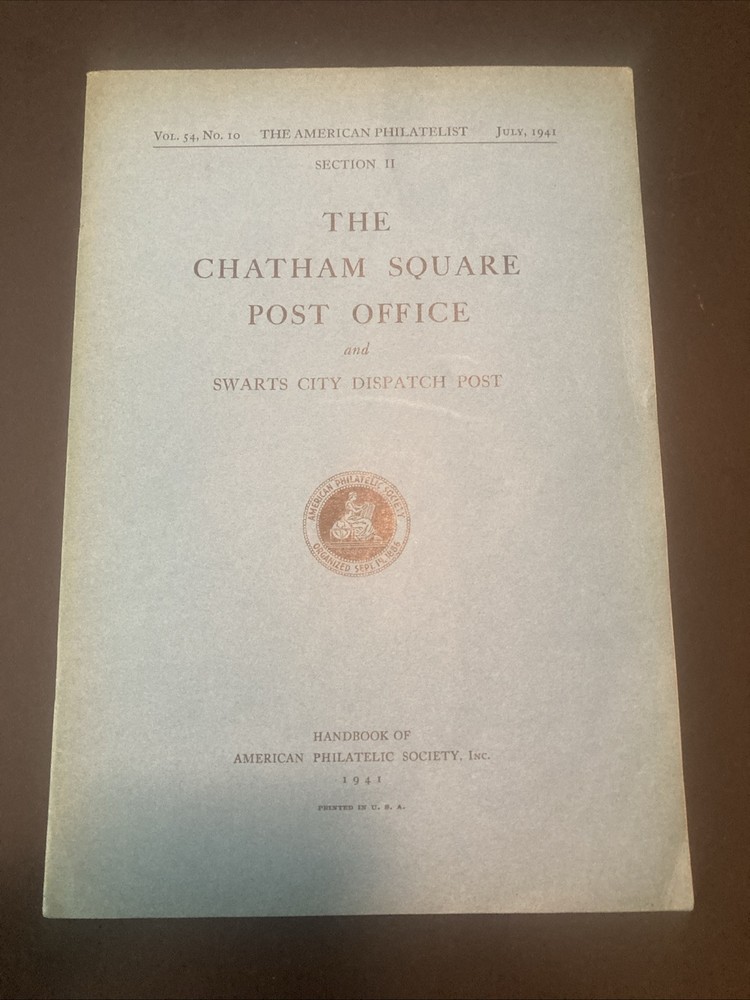 The Chatham Square Post Office And Starts City Dispatch Post, 1941