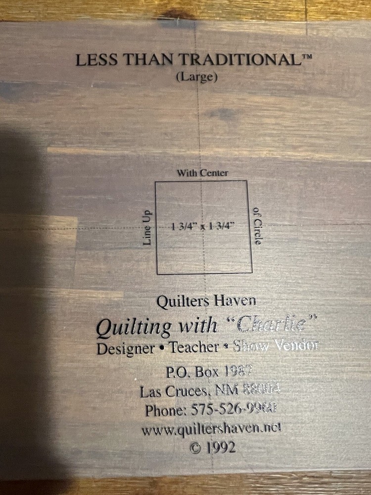 Less than Traditional Quilting Kit Haven Pattern Basic Technique Pattern READ