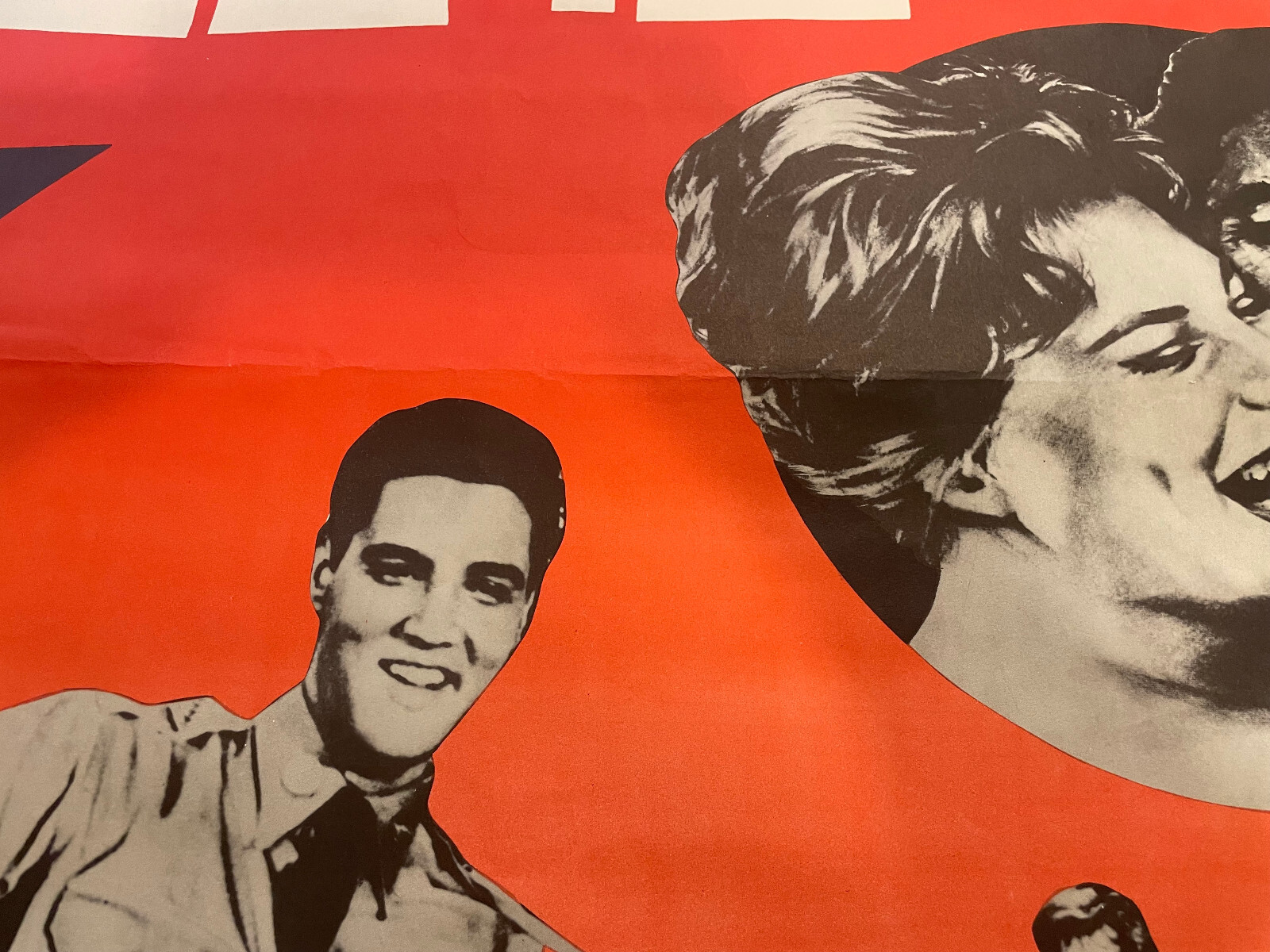 Original Elvis Presley G.I. Blues Movie Poster Swedish 1960