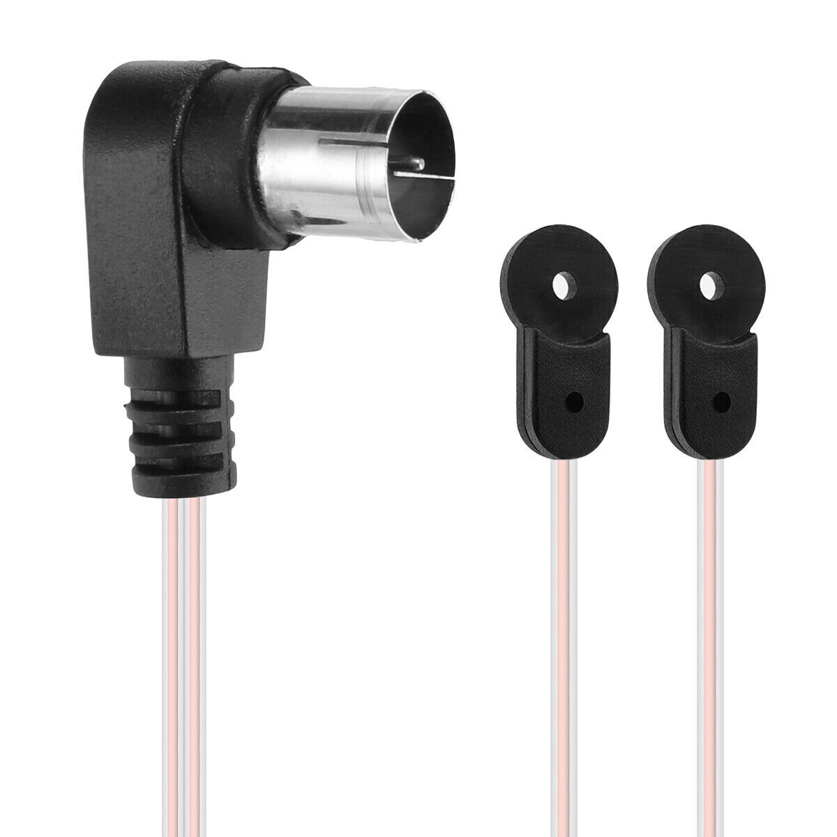 2pcs FM Antenna 75 Ohm F Type Male Plug For Home Radio Stereo Receiver Aerial US