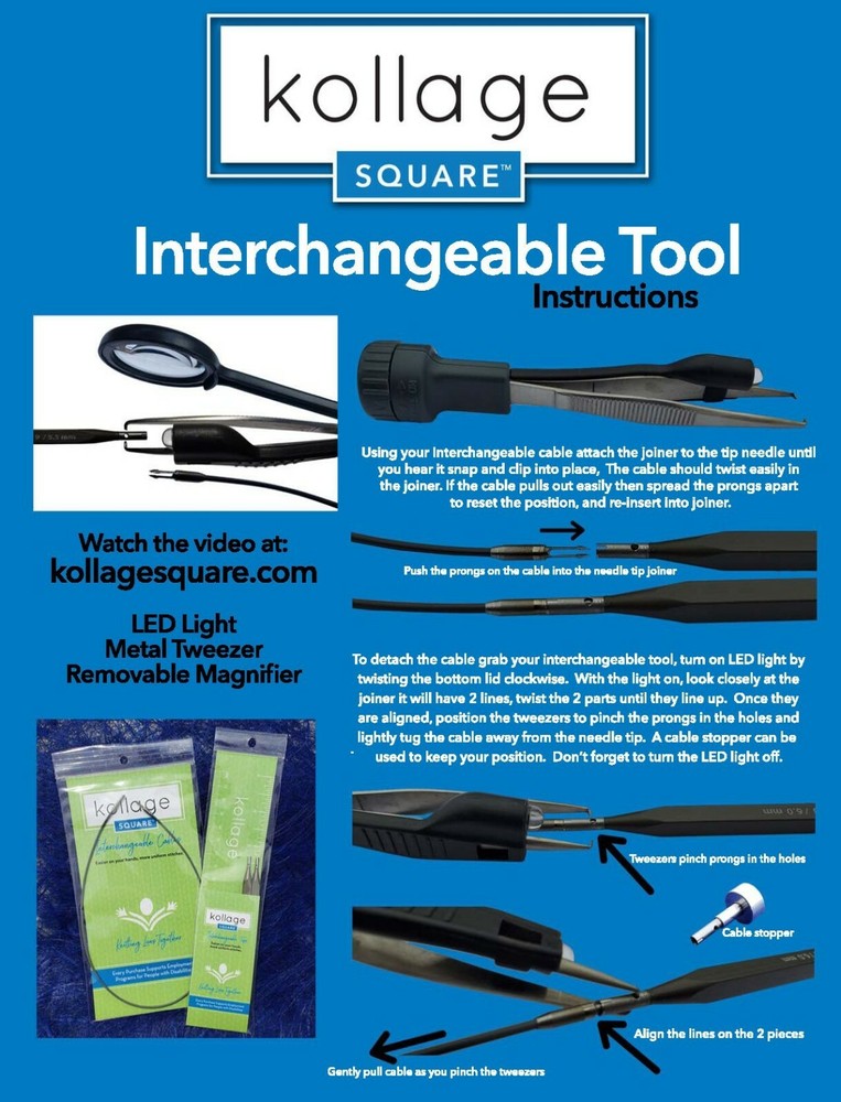 Kollage ::Square Interchangeable Connecting Tool::