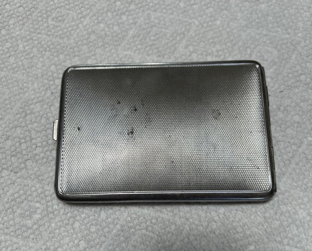1940's Silver Metal Cigarette Case