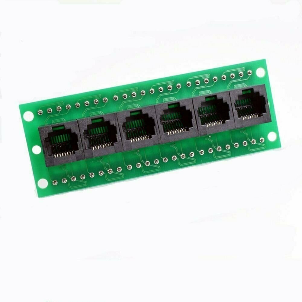 Cat5e 48 Ports UTP Patch Panel Frame 50U Electroplate by Aucas Dust-Proof Cap