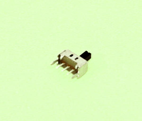 [2 pc] Mini Slide Switch SPDT PC mount , 2mm pin spacing