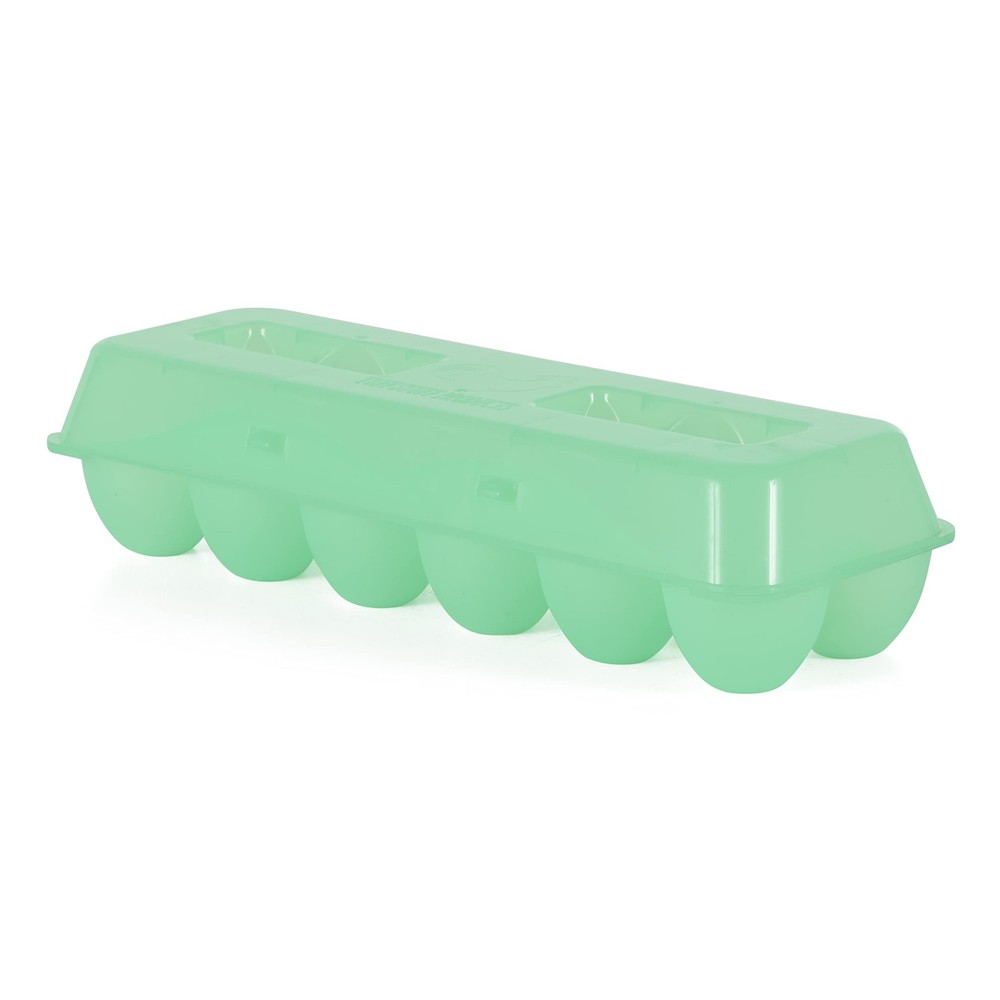 TSETS12 Reusable Carrier Washable Storage Container Empty Plastic Chicken Egg...