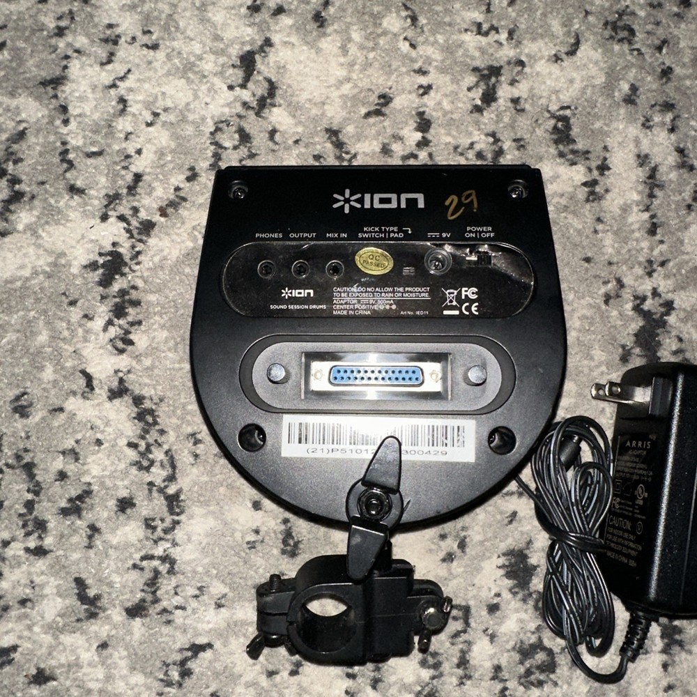ION Sound Session Drums Electronic Control Module IED12 + AC plug | Tested, Work