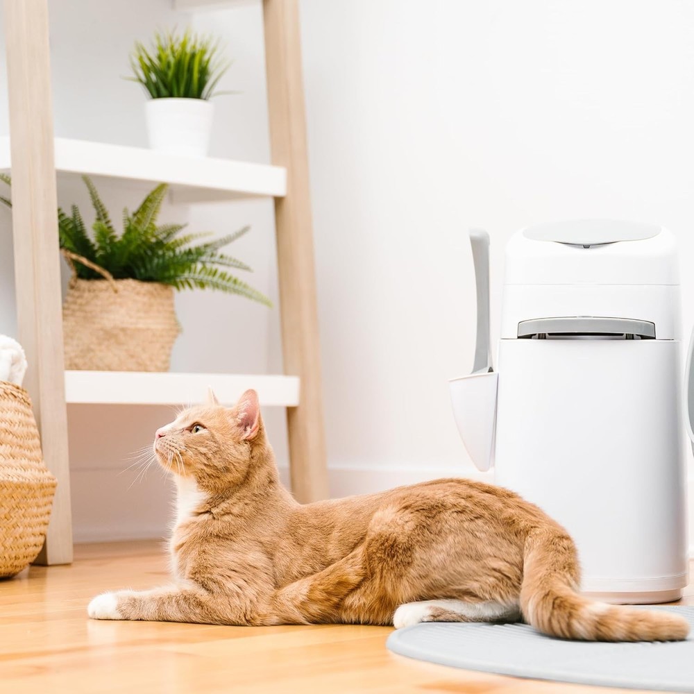 Style Pail Cat Litter Box Waste Disposal System for Odor Control Includes 1 S...