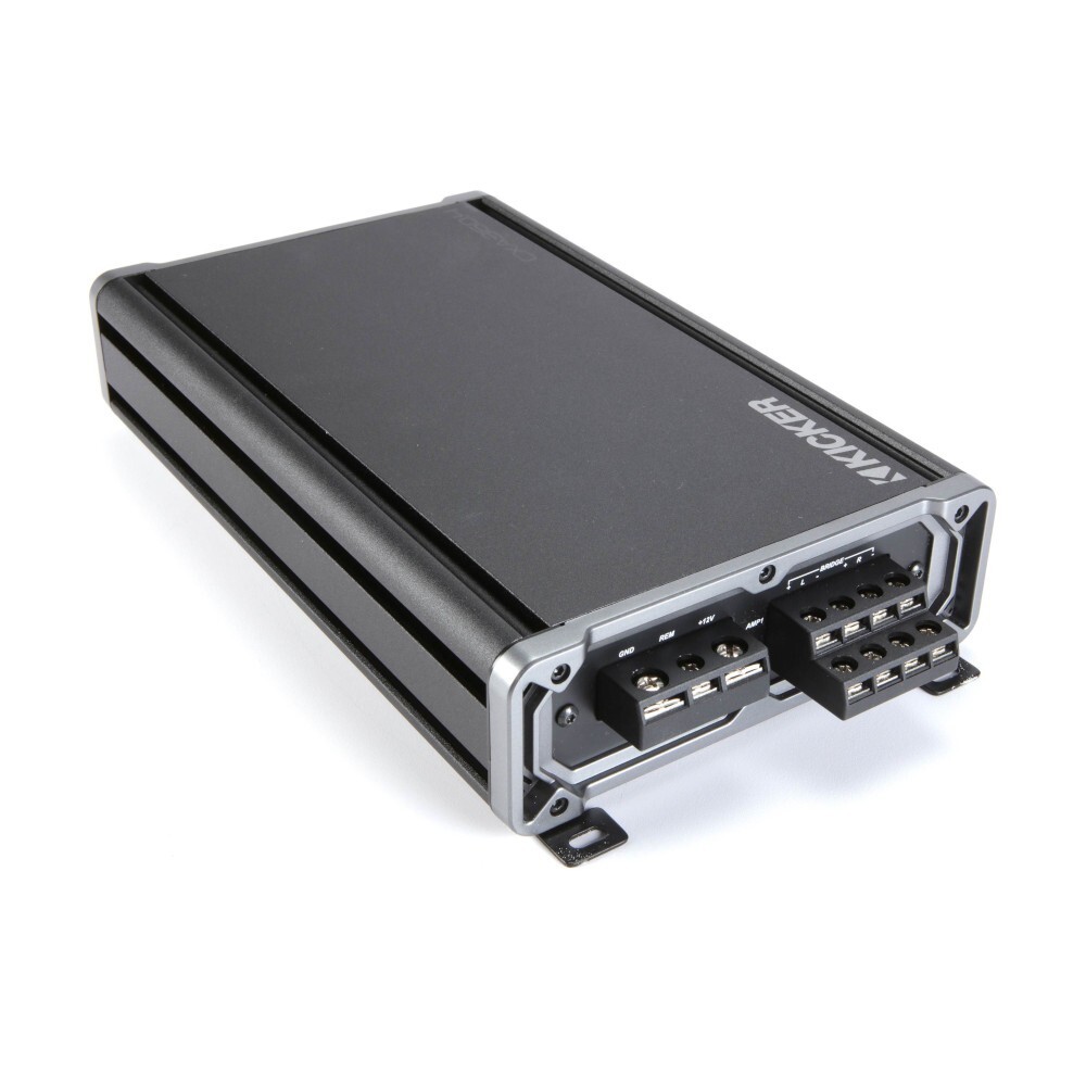 KICKER CX 360W Class AB Bridgeable 4-Channel Car Audio Amplifier