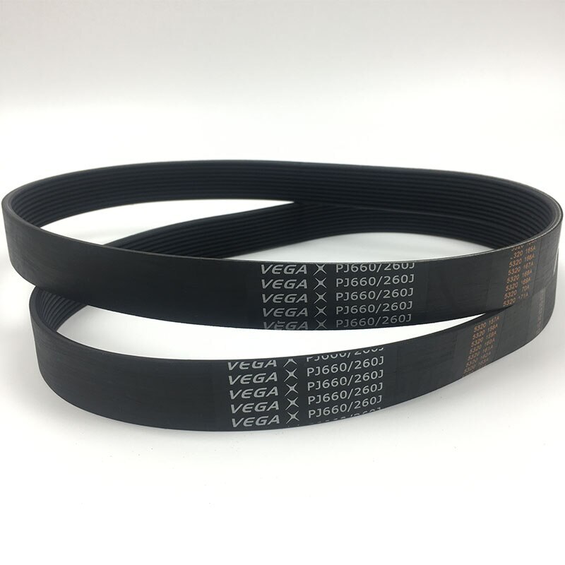 Motor Belt VEGA Belt 260J PJ660 10 ribs Drive Belt Pulley Belt