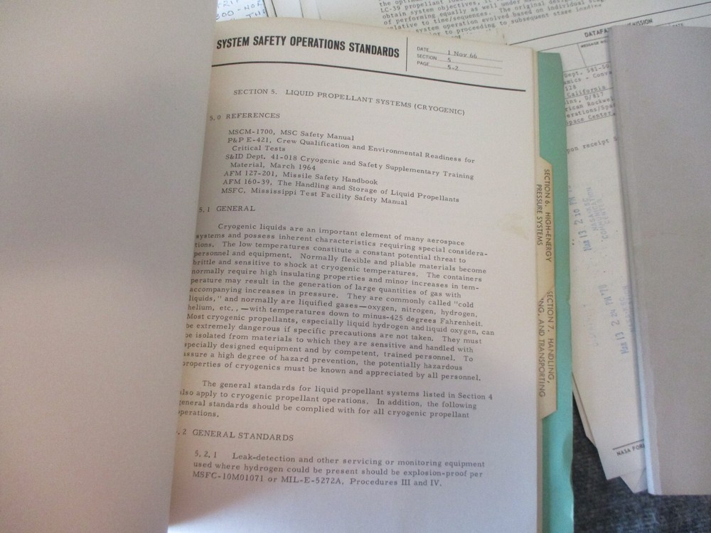NASA SPACE SHUTTLE ROCKWELL GENERAL DYNAMICS PROPELLANT/CRYOGENICS PROPOSAL++