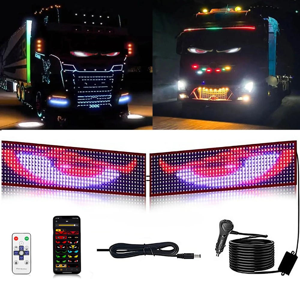 Devil's Eye For Truck SUV|Perfectly Synced Dynamic Patterns Remote&APP CTRL US
