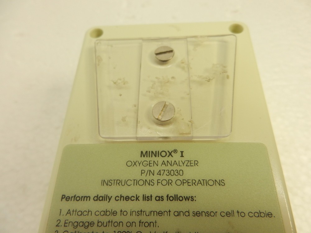 MiniOX I Oxygen Analyzer #473030