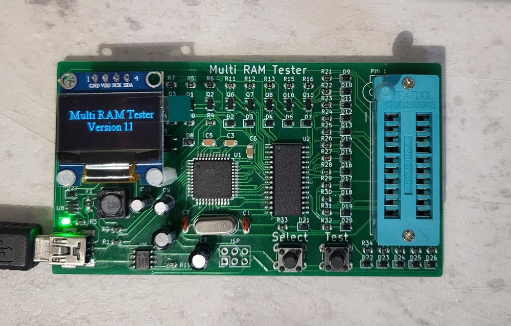🇬🇧  Multi RAM Tester DRAM SRAM Dynamic Static