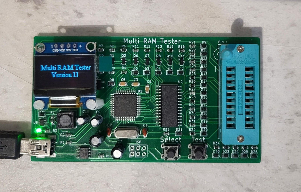 🇬🇧 Multi RAM Tester DRAM SRAM Dynamic Static