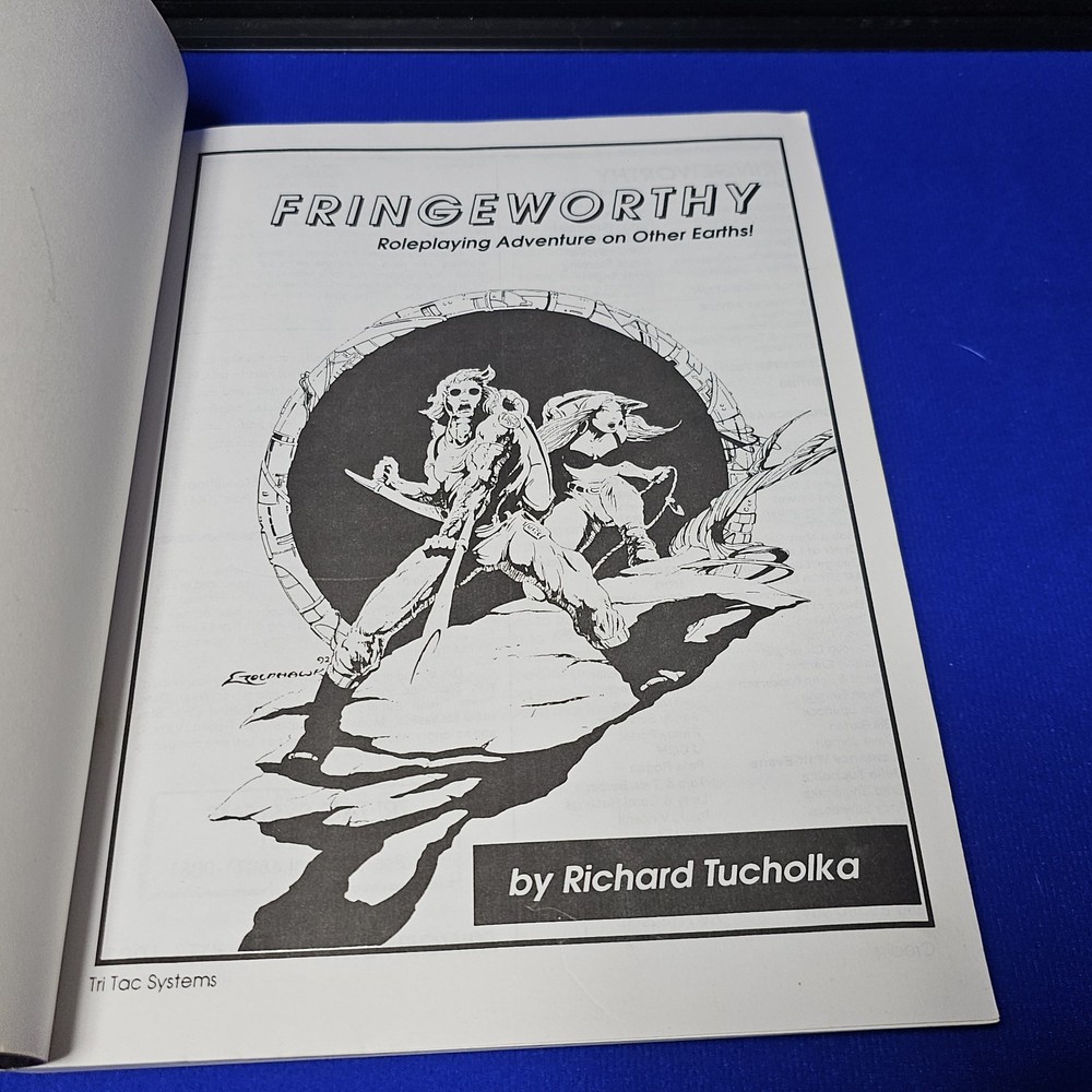 Fringeworthy 3rd Editon Interdimensional Adventure Roleplaying Game