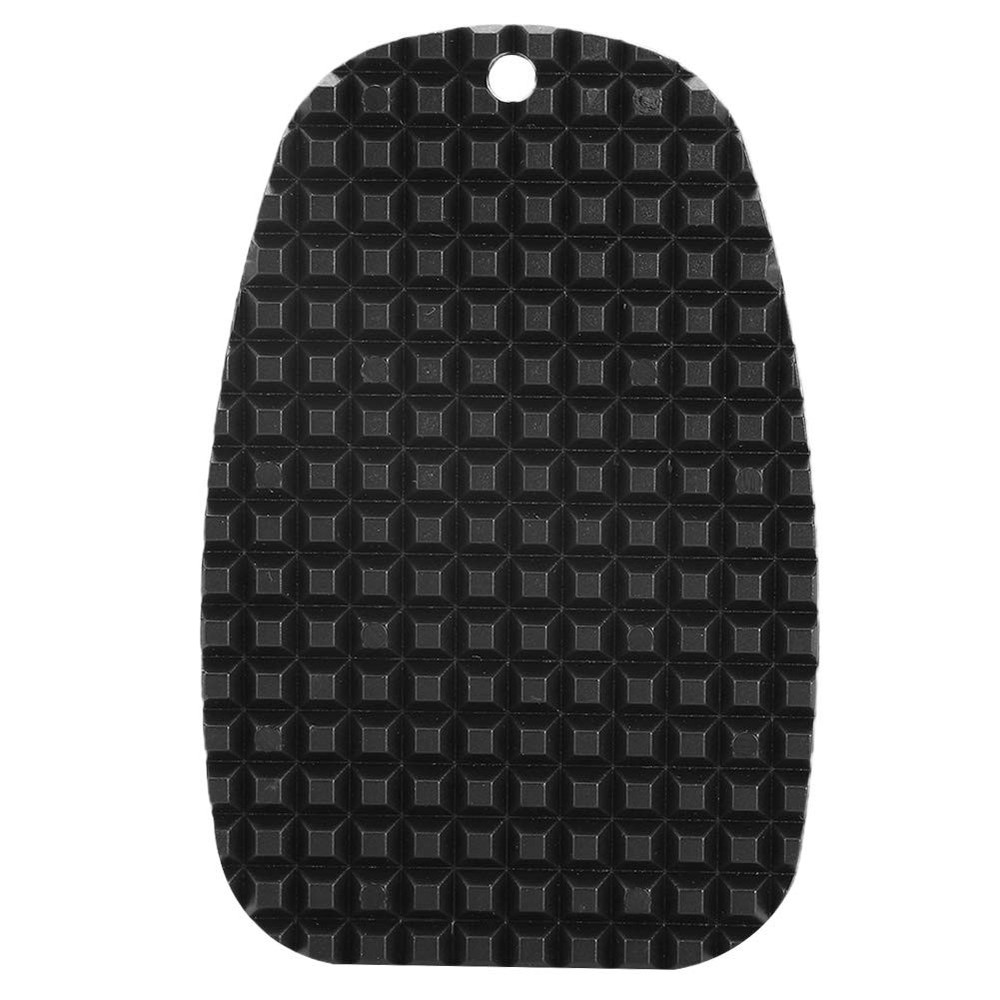 Kickstand Pad, Black Universal Motorcycle Pad Side normal,