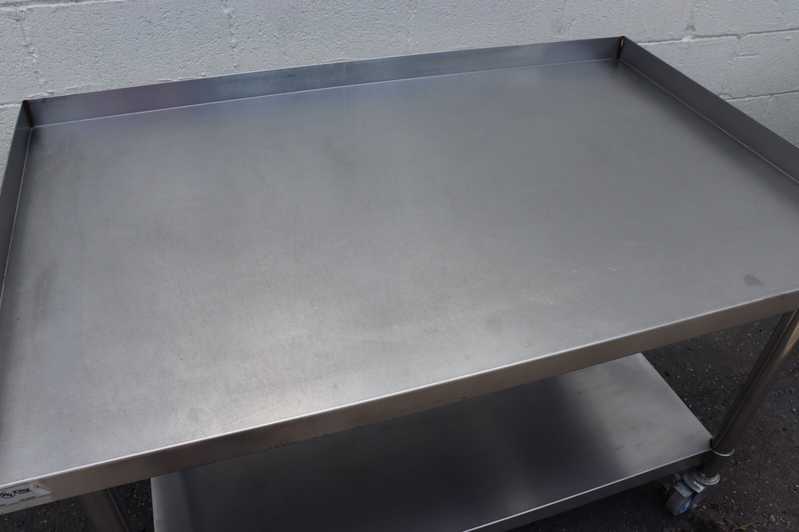 Klinger's PES-3048 48" Stainless Steel Equipment Stand, w/ Casters, Used