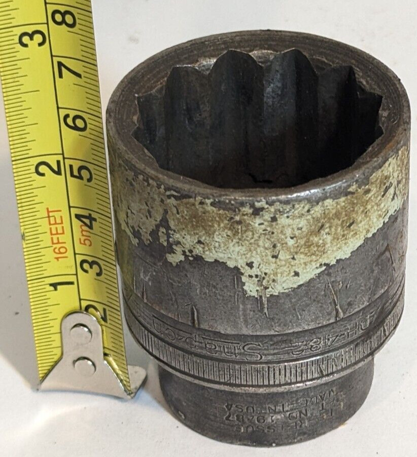 Snap On DH482 1-1/2” Socket 3/4” Drive 12 Point Replacement Mechanics Tool USA +