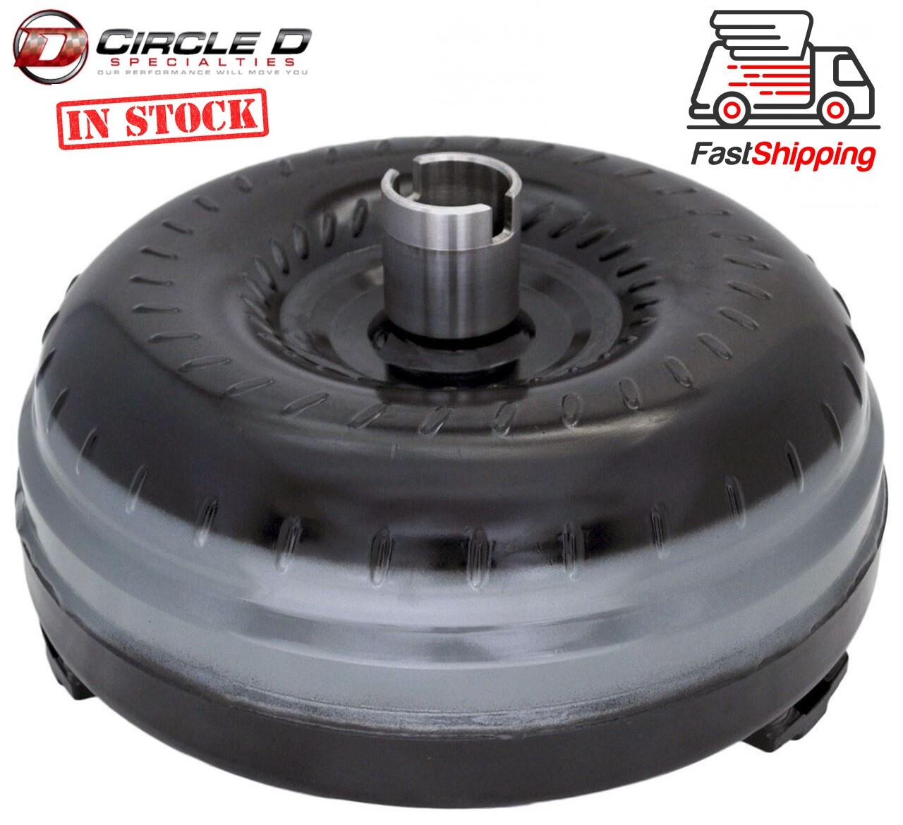 Circle D 07N-09-07-2A 278mm HP LS Torque Converter 6L80E 3000-3200 RPM Stall