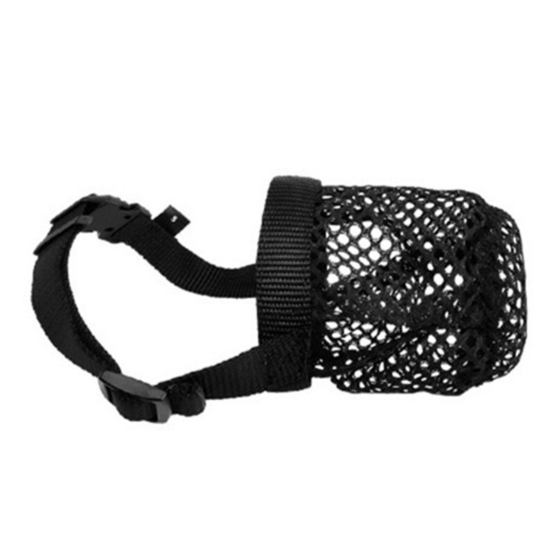Dog Muzzle Anti Stop Bite Barking Chewing Mesh Mask Training Pet Small Large US