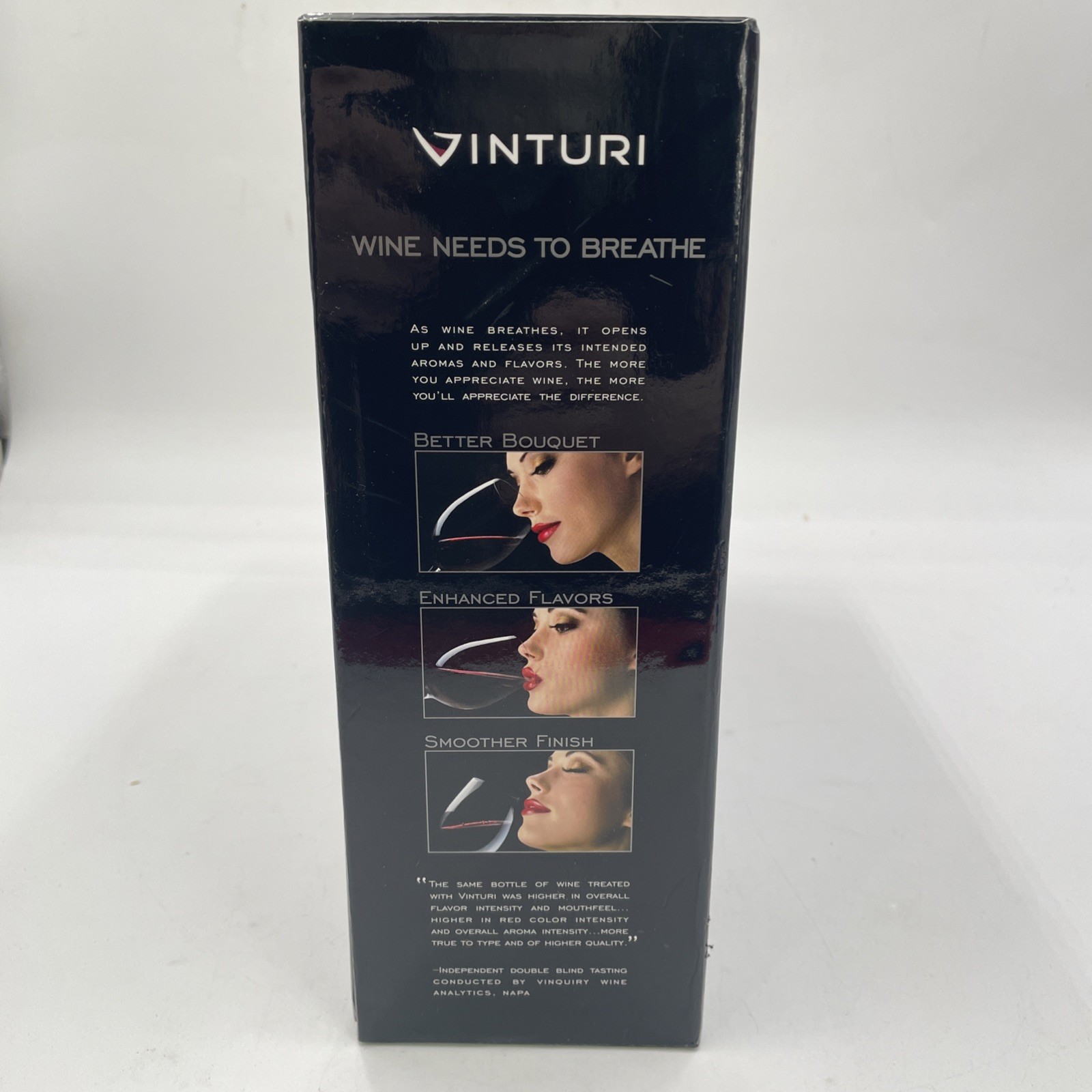 Vinturi Deluxe Essential Red Wine Aerator Pourer and Tower Set In Box