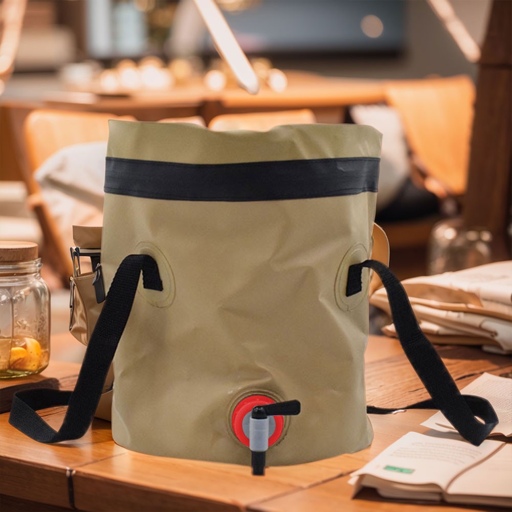 10L Portable Water Carrier with Faucet for Camping Hiking Traveling Fishing