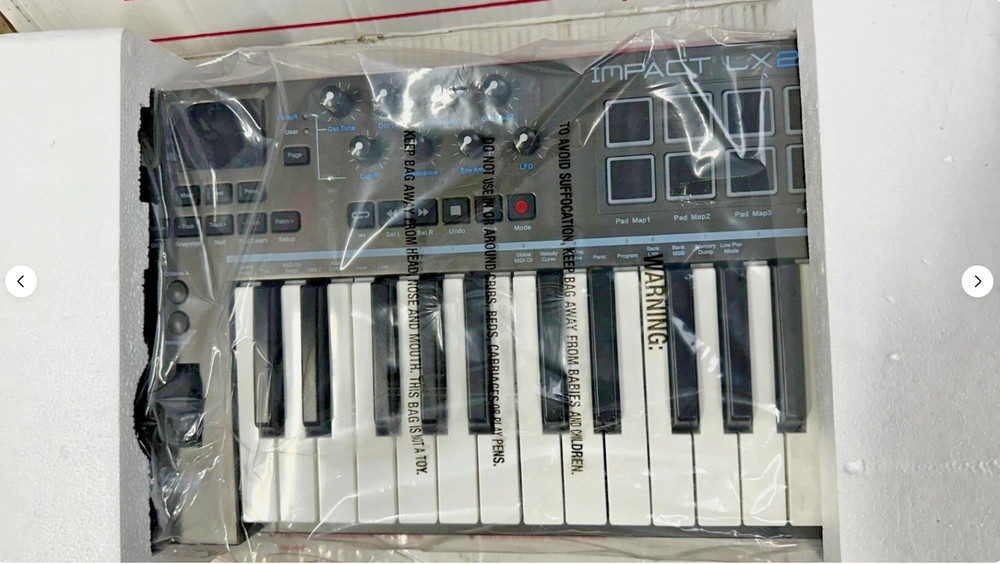 Nektar Impact LX25+ Programmable 25-Key USB MIDI Keyboard Controller Black