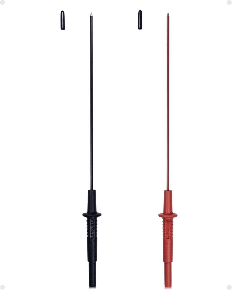 Multimeter Leads, Insulated Test Probe Needle Point Wire Testing Probes, Automot