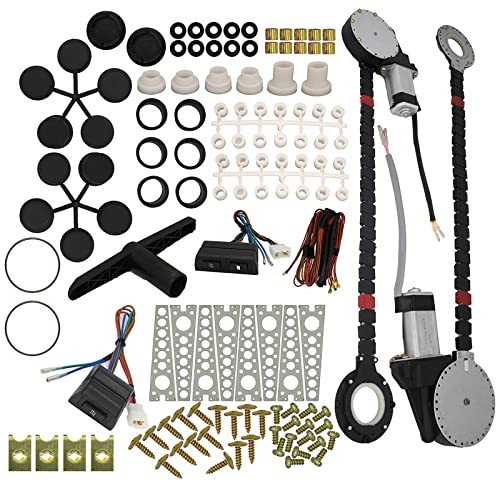 Universal Electric Power Window Kit, Electric Window Conversion Kit Include 2