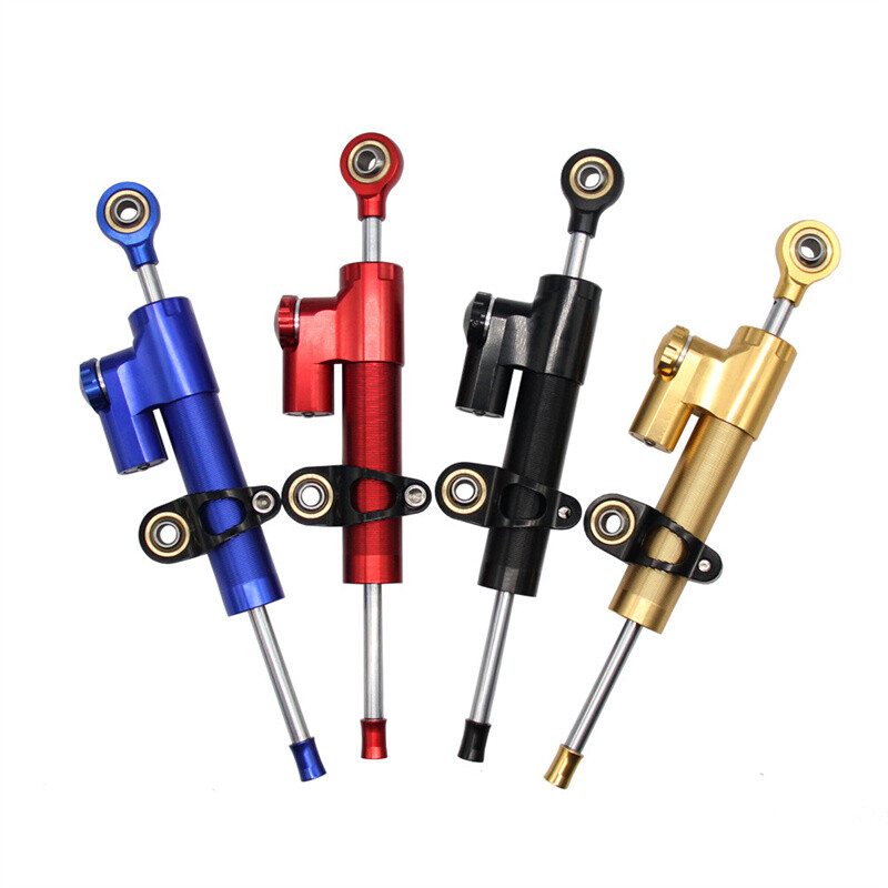 Universal Motorcycle Steering Damper Stabilizer Linear Reversed Safe Control