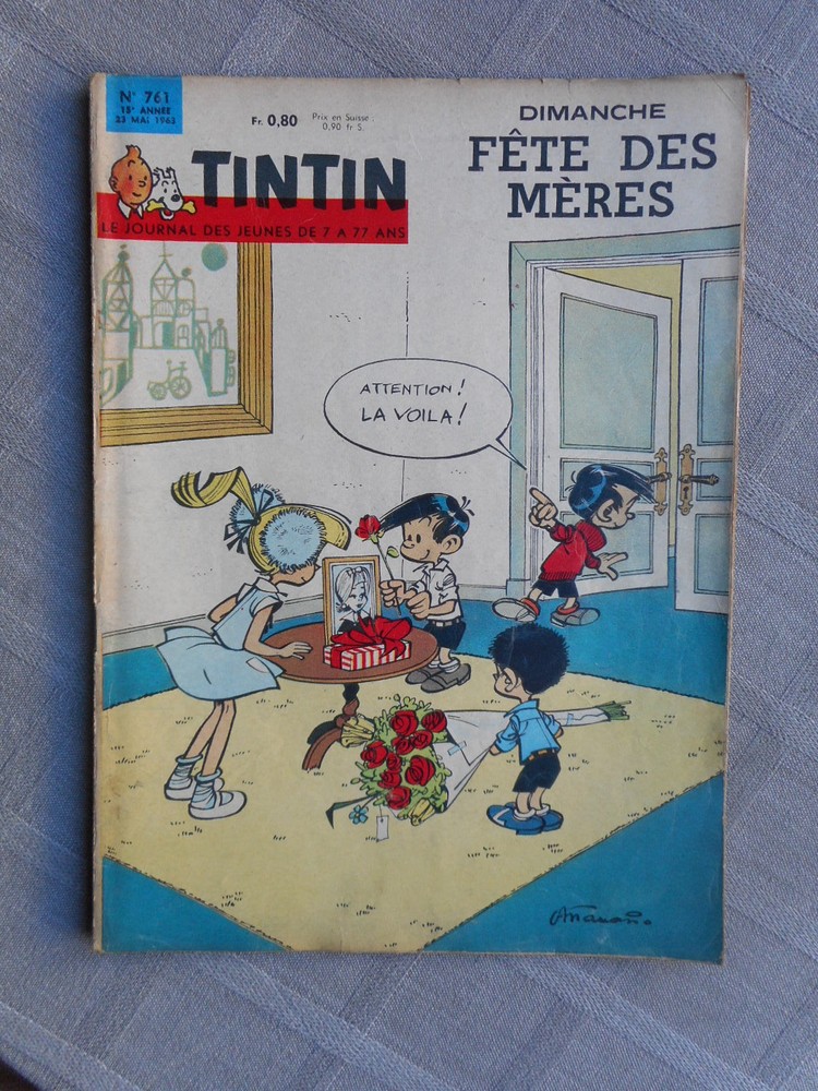 Hebdo Tintin 1St Series No. 761 Correct Condition Without More