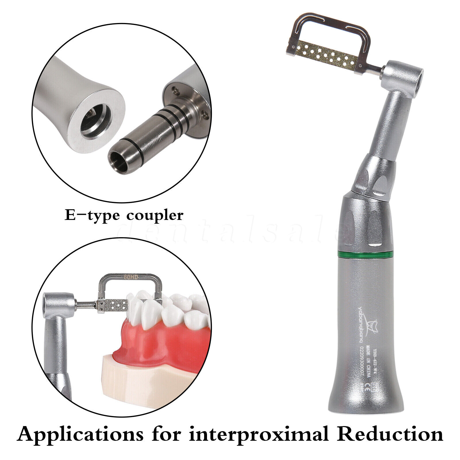 Dental Ortho Contra Angle 4:1 Contra Angle Handpiece Interproximal Strip IPR Kit