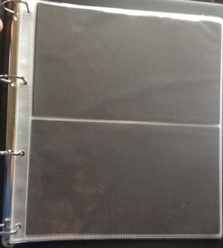 100 x Kestrel First Day Cover Pages FDC pages - TWO POCKET SLEEVES