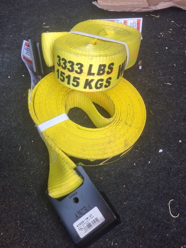 Ancra Strap 2" x 27' With Flat Hook (41659-10-27)