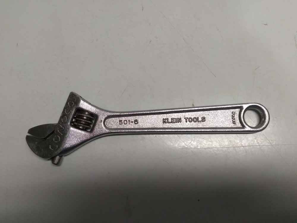 Klein Tools #501-6 Adjustable Wrench 6"