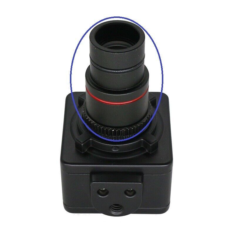 0.5X Reduction Relay Lens C-mount Microscope Adapter for CCD USB Camera Eyepiece