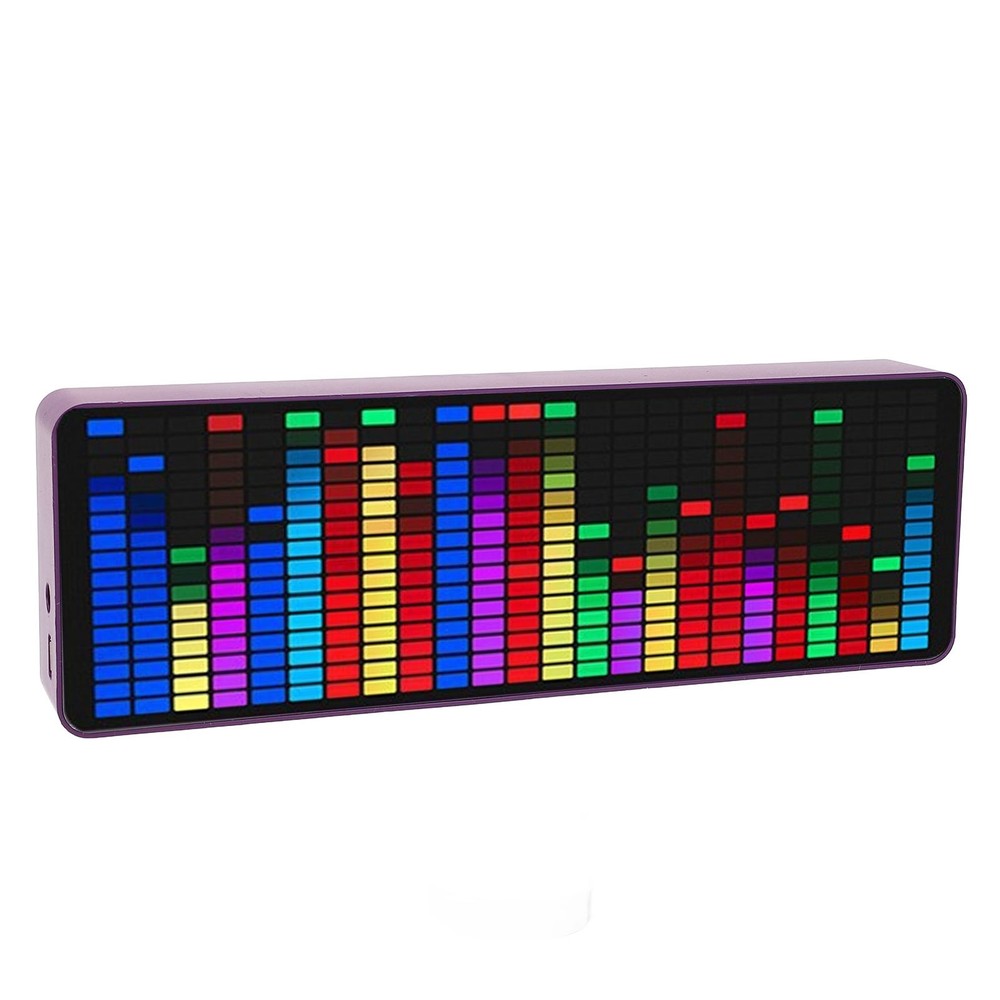 Music Spectrum Display 384 LED 1624 Segment Rhythm Light Level Voice Sensor WT