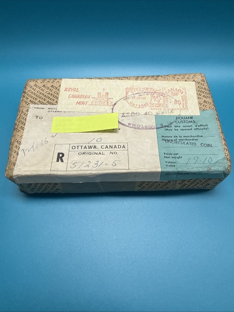 1962 Royal Canada Mint Sets. Close Box!!