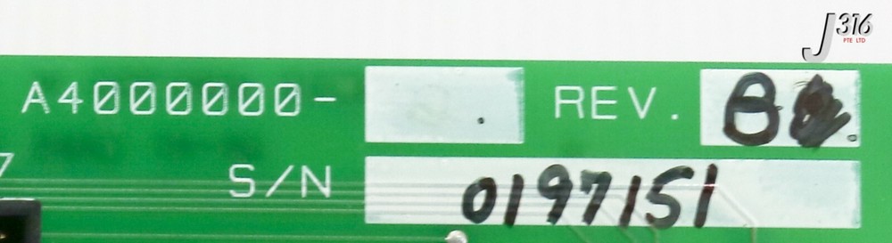 18831 PROCONICS PCB, PCASSY JCT MHR CONTROLLER, A4000005 A4000000-2