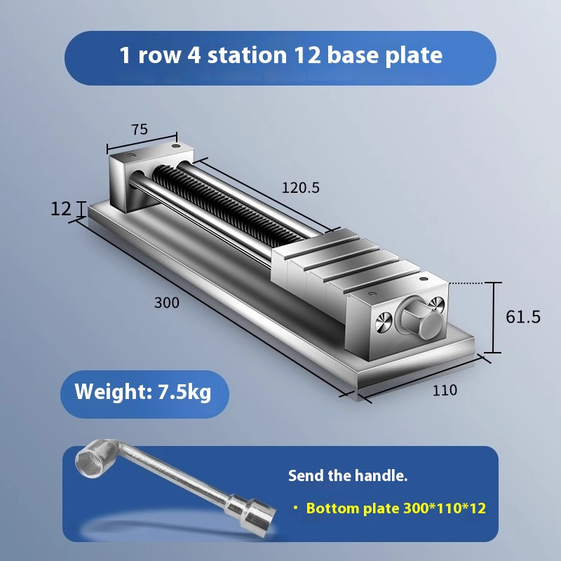 Flat Nose Plier Machining CNC Multi-station Copper External Threading Fixture
