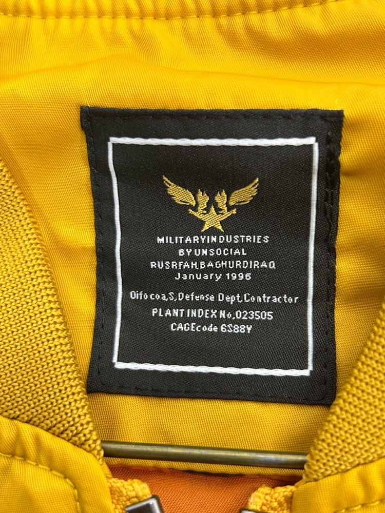 Military Industries Patched/Embroidered Flight Jacket