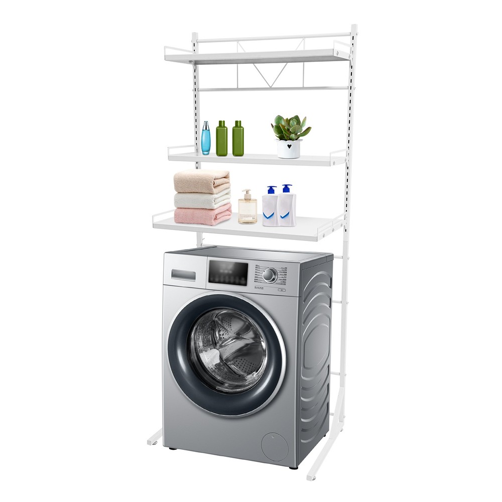 3-tier Washing Machine Shelf Multi-functional Laundry Storage Shelf Space Saving