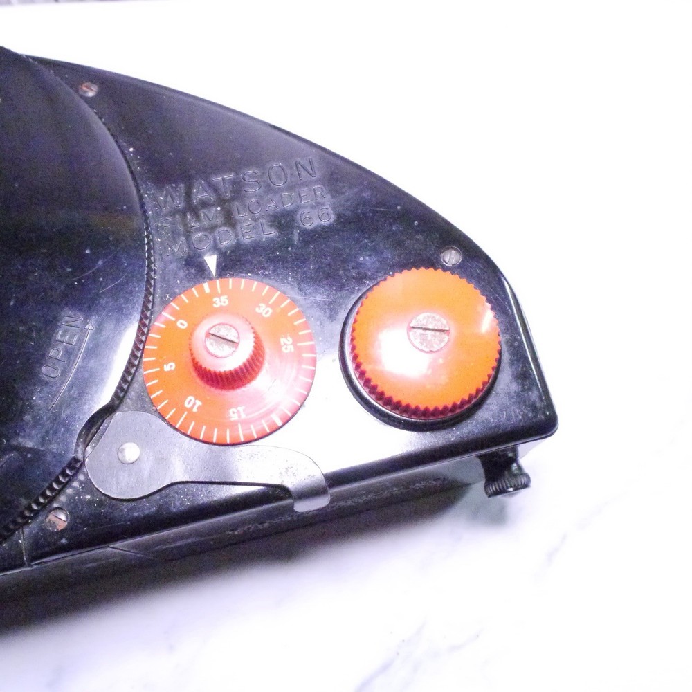 Watson Model 66 Bulk Film Loader Black with Red Accents and Red Knobs